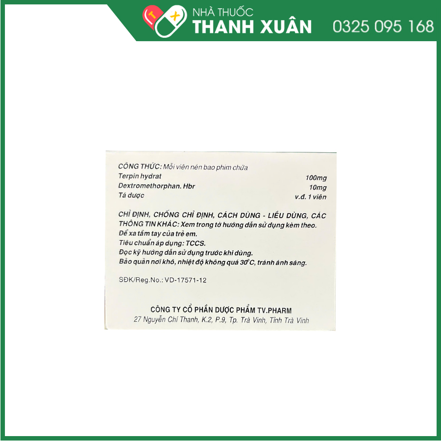 Dextromax thuốc giảm triệu chứng ho, long đờm, mạn tính